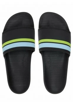 Quiksilver RIVI SLIDE - Sandales De Bain - Black/orange/blue 8 Quiksilver RIVI SLIDE - Sandales De Bain - Black/orange/blue -Quiksilver Soldes 84b3d46539454c59a6cc9b27d1b651bf