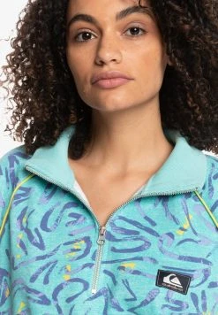 Quiksilver Polo - Aqua Sky Strange Daze -Quiksilver Soldes 84c7ba35b9d64ce983be50571ac0cb2e