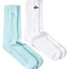 Quiksilver 2ER- PACK - Chaussettes - Light Blue -Quiksilver Soldes 857be936e765443581786241f975c64c