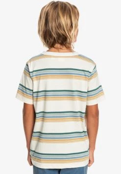 Quiksilver COREKY - T-shirt Imprimé - Antique White Coreky -Quiksilver Soldes 8632d07c7d5046e1bdc898a5a281ceef