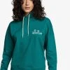 Quiksilver Sweat à Capuche - Teal Green -Quiksilver Soldes 87921886fddc443eb04883d58f746eba