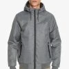 Quiksilver Blouson - Medium Grey Heather 1 Quiksilver Blouson - Medium Grey Heather -Quiksilver Soldes 8881896178b346c9b667c3c89dff4a63