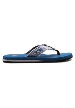 Quiksilver MONKEY ABYSS - Tongs - Blue -Quiksilver Soldes 88f3bf6631024ba5bcf0c18271239ede