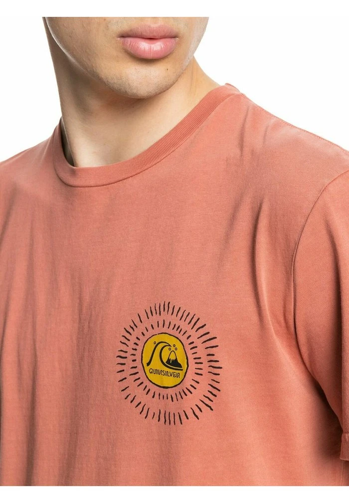 Quiksilver SILENT DUSK SS - T-shirt Imprimé - Cinnamon 6 Quiksilver SILENT DUSK SS - T-shirt Imprimé - Cinnamon – Image 4