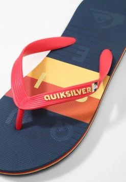 Quiksilver MOLOKAI WORD BLOCK - SANDALEN FÜR MÄNNER AQYL100986 - Tongs - Red/blue/red -Quiksilver Soldes 89778e1bb5dd479ba81f3571500f4e12