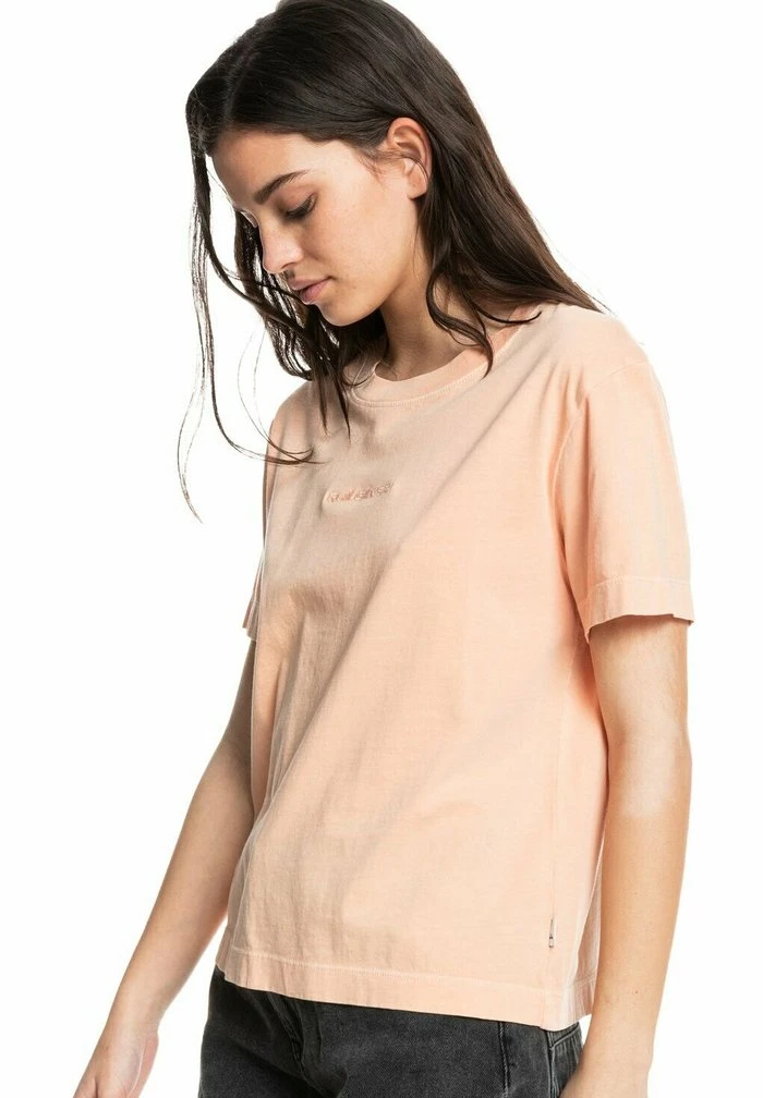 T-shirt basique - peach Quiksilver T-shirt Basique - Peach -Quiksilver Soldes 898da203c0214575bbfe3d8c86150bf0