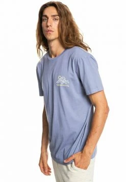 Quiksilver SLOW MOVER - T-shirt Imprimé - Purple Impression -Quiksilver Soldes 89a1d947df6e4836a2a3f944e8f583c2