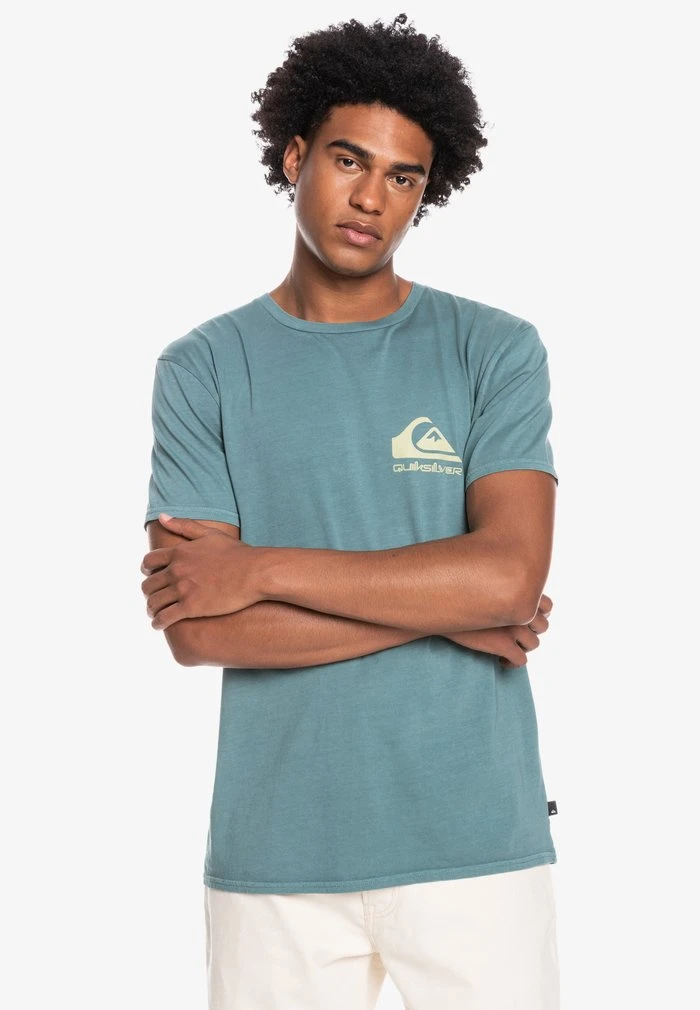 Quiksilver HOW ARE YOU FEELING - T-shirt Imprimé - Sea Pine 3 Quiksilver HOW ARE YOU FEELING - T-shirt Imprimé - Sea Pine