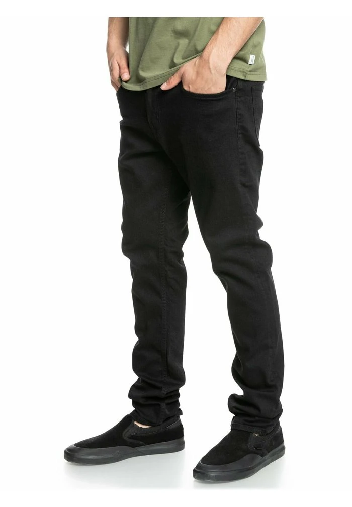 Jean droit - black black Quiksilver Jean Droit - Black Black -Quiksilver Soldes 8b5f7a743e90425dafaa2e945382e01a