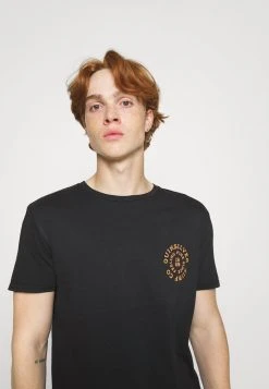 Quiksilver CAUTIONARY TALE - T-shirt Imprimé - Black -Quiksilver Soldes 8bf73b7181ec4523adacc91950178286