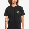 Quiksilver LAST SET - T-shirt Imprimé - Black -Quiksilver Soldes 8d42628be7b548c1b5aaca1d1267edc9