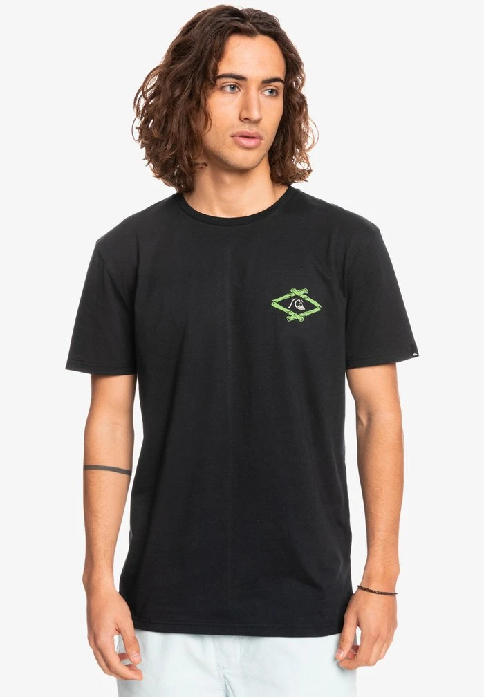 LAST SET - T-shirt imprimé - black Quiksilver LAST SET - T-shirt Imprimé - Black -Quiksilver Soldes 8d42628be7b548c1b5aaca1d1267edc9
