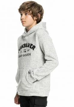 Quiksilver KELLER - Sweat à Capuche - Light Grey Heather -Quiksilver Soldes 8d7ea60e3693488fac836216b7e2cecb