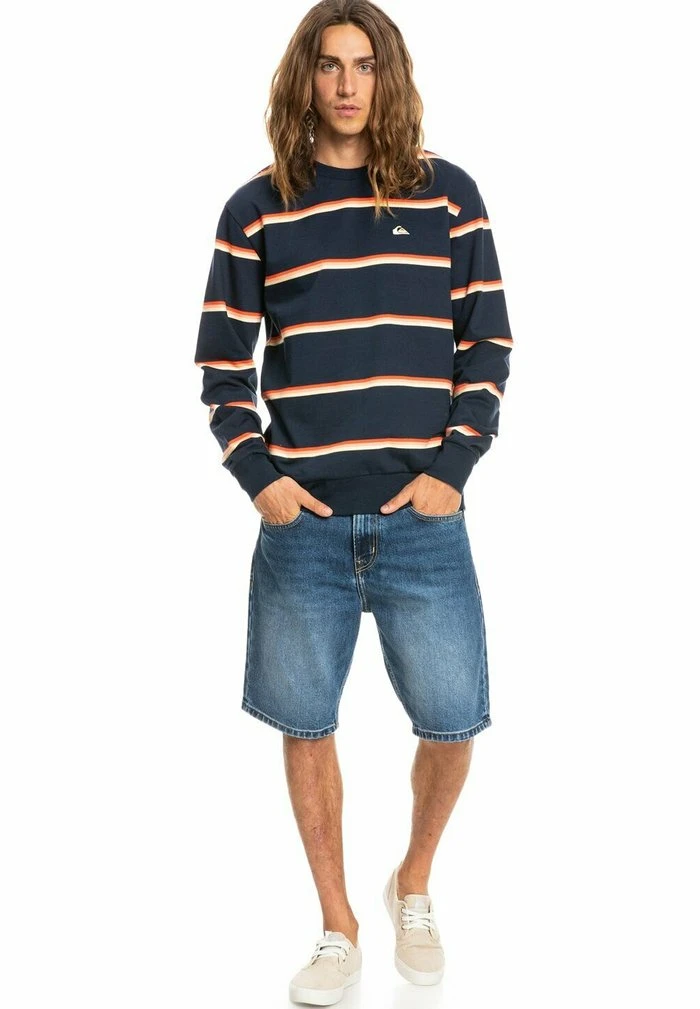 Quiksilver FEEDER - Sweatshirt - Cherry Tomato Feeder Stripe 7 Quiksilver FEEDER - Sweatshirt - Cherry Tomato Feeder Stripe – Image 5