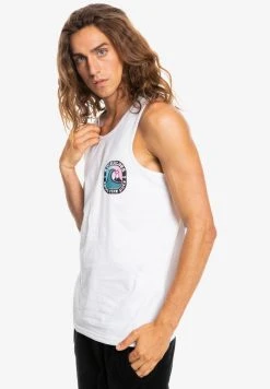 Quiksilver ANOTHER STORY - Débardeur - White -Quiksilver Soldes 8f13e22fc7154320923a46b89666daa5