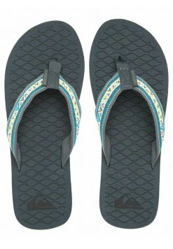 Quiksilver HILLCREST - Tongs - Petrol -Quiksilver Soldes 8f31b73f6d2043e985065e9a3670b41e