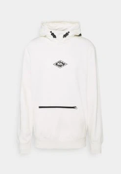 Quiksilver BIG LOGO TECH HOODIE - Sweat à Capuche - Snow White