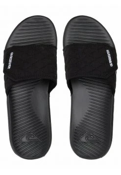 Quiksilver Mules - Black/white/black -Quiksilver Soldes 90c6d16a3aea4554a974aee216148c23