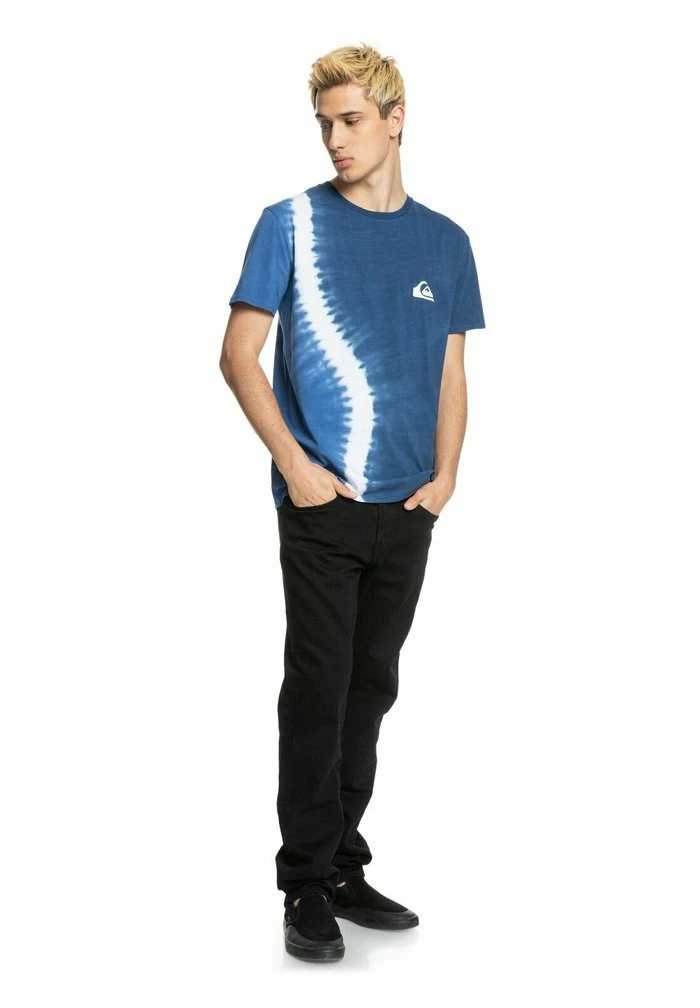 T-shirt imprimé - blue indigo Quiksilver T-shirt Imprimé - Blue Indigo -Quiksilver Soldes 9122442648ca462d809ac195ef7a5a9c