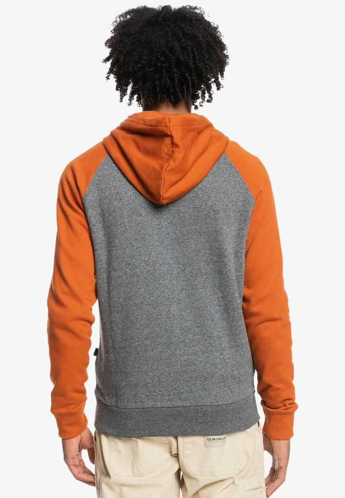 Quiksilver ESSENTIALS ZIP RAGLAN - Sweat à Capuche Zippé - Dark Grey Heather 5 Quiksilver ESSENTIALS ZIP RAGLAN - Sweat à Capuche Zippé - Dark Grey Heather – Image 3