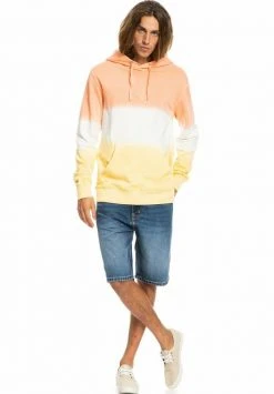 Quiksilver OMBRE DYE HOOD - Sweat à Capuche - Peach Pink Ombre Dye -Quiksilver Soldes 926dd8f5afd34881b13e1bcd625b8c62