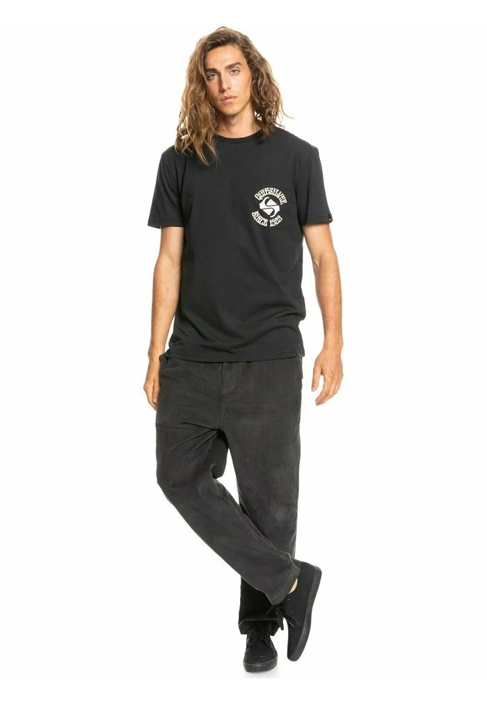 Quiksilver GOLDEN HOURS MANCHES COURTES - T-shirt Basique - Black 5 Quiksilver GOLDEN HOURS MANCHES COURTES - T-shirt Basique - Black – Image 3