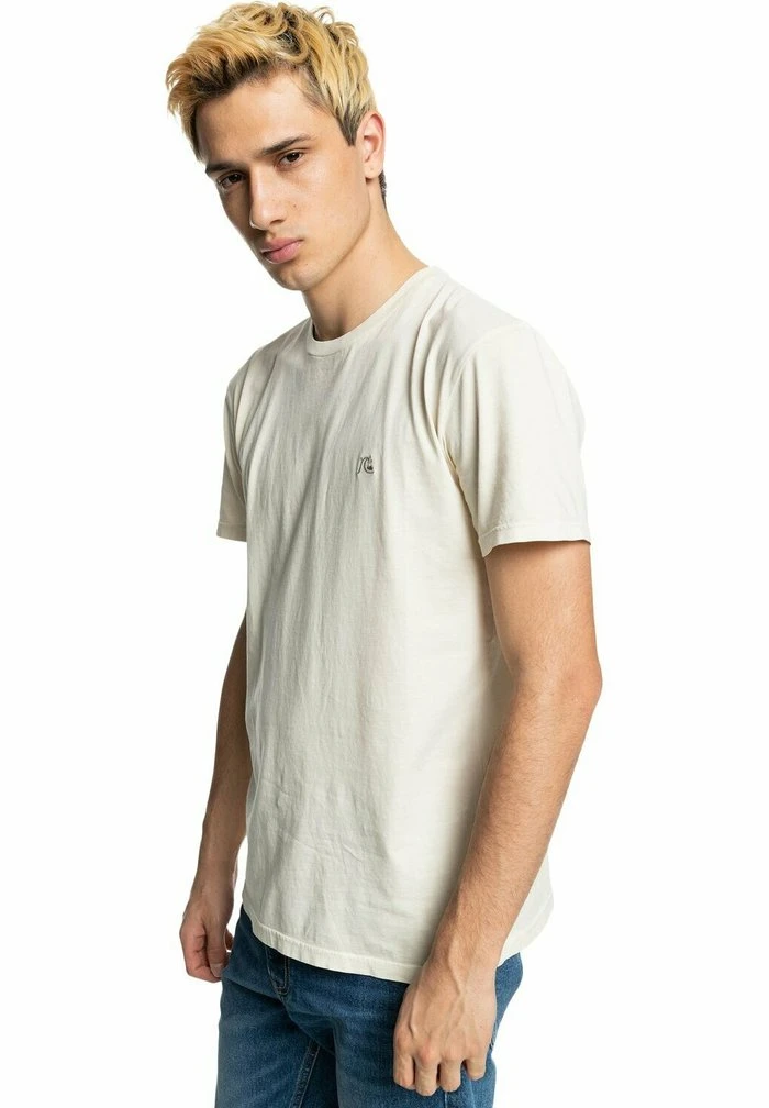 BUBBLE EMBROIDERY - T-shirt basique - oatmeal Quiksilver BUBBLE EMBROIDERY - T-shirt Basique - Oatmeal -Quiksilver Soldes 934edc382d554c90836063e18fd25225