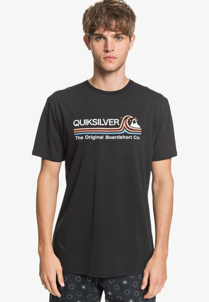 Quiksilver STONE COLD CLASSIC - T-shirt Imprimé - Black 3 Quiksilver STONE COLD CLASSIC - T-shirt Imprimé - Black