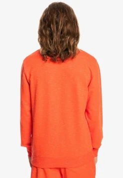 Quiksilver Sweatshirt - Cherry Tomato Spacedye -Quiksilver Soldes 93cb1997c6194e6696633d7407e1d970