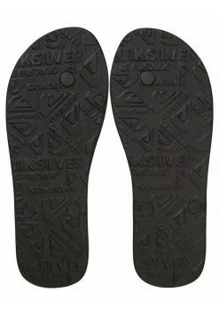 Quiksilver MOLOKAI ART - Tongs - Black -Quiksilver Soldes 942a1fee959746a3bcc787839ecf569b