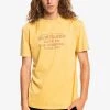 Quiksilver FEEDING LINE MANCHES COURTES - T-shirt Imprimé - Rattan -Quiksilver Soldes 942c962fdde54167ac8445a3d051ed00