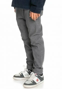 Quiksilver STRETCH - Chino - Dark Grey Heather -Quiksilver Soldes 94506e9f795b4b5cb5df422df36fb961
