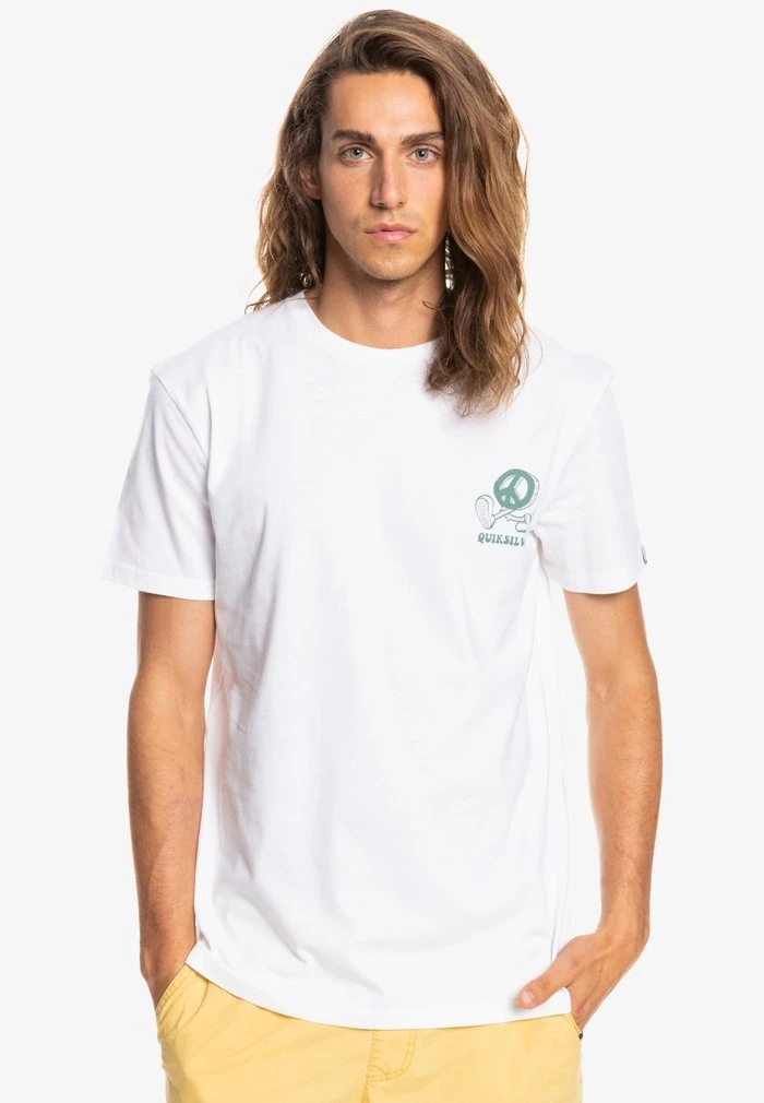 NEW WORLD POUR EQYZT - T-shirt imprimé - white Quiksilver NEW WORLD POUR EQYZT - T-shirt Imprimé - White -Quiksilver Soldes 9451061f42be49eba49cd5fba6e474b8