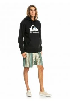 Quiksilver BIG LOGO HOODIE - Sweat à Capuche - Black