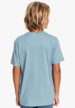 Quiksilver FEEDING LINE - T-shirt Imprimé - Faded Denim 4 Quiksilver FEEDING LINE - T-shirt Imprimé - Faded Denim -Quiksilver Soldes 947e417f7c844171a3fde24bdc6932d6