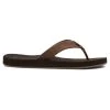 Quiksilver LEFT COASTA - Tongs - Brown/brown/brown