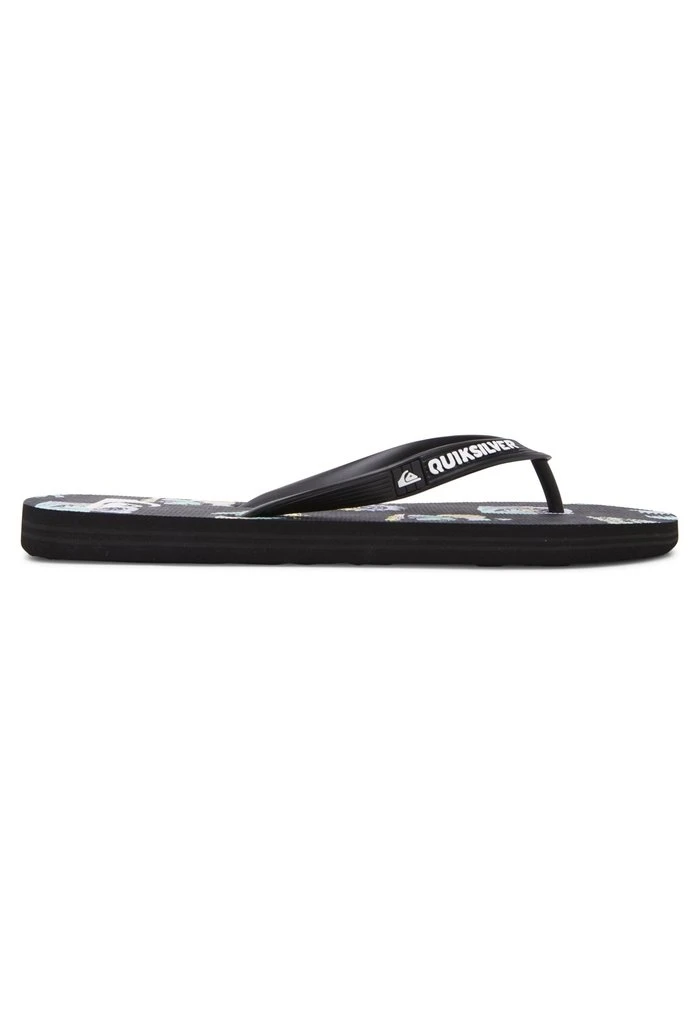 Quiksilver MOLOKAI ISLAND - Tongs - Black/grey/black 6 Quiksilver MOLOKAI ISLAND - Tongs - Black/grey/black – Image 4