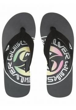 Quiksilver MOLOKAI LAYBACK - Tongs - Grey/green/grey