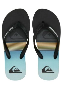 Quiksilver MOLOKAI PANEL - Tongs - Black -Quiksilver Soldes 9791f4c9b727495d934ddf9cc24fae04