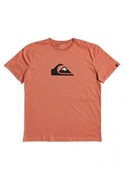 Quiksilver COMPLOGOSS - T-shirt Imprimé - Redwood -Quiksilver Soldes 98111bd9e35d4dacb030338cb947ec04