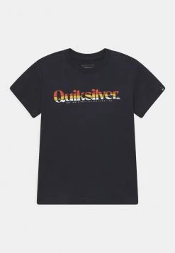 Quiksilver PRIMARY COLOURS BOY - T-shirt Imprimé - Black