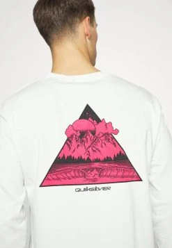 Quiksilver CLEAR SKIES TEES - T-shirt à Manches Longues - Snow White -Quiksilver Soldes 9945ab28000146419642c748dbae8675