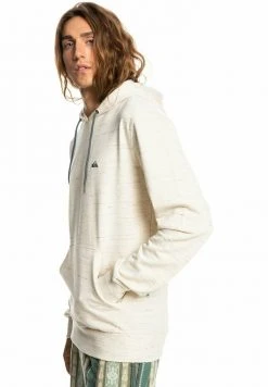 Quiksilver BAY RISE EQYFT - Sweat à Capuche - Antique White Spacedye -Quiksilver Soldes 9966013c4bf842af82345b848d824e5f