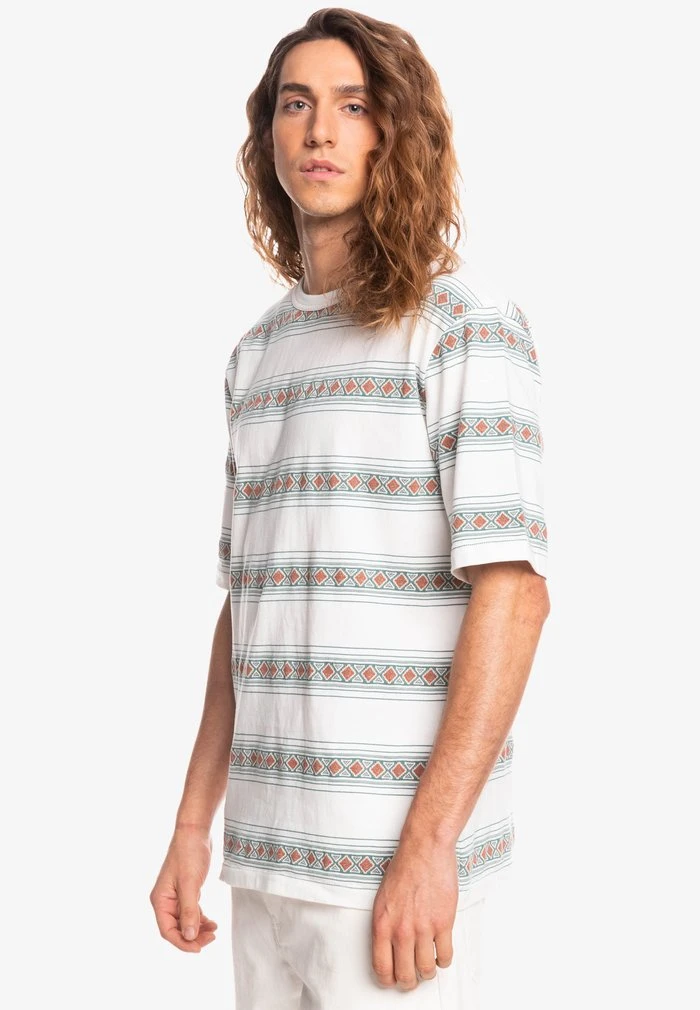 Quiksilver HACKY DREADS - T-shirt Imprimé - Antique White Hacky Dreads 5 Quiksilver HACKY DREADS - T-shirt Imprimé - Antique White Hacky Dreads – Image 3