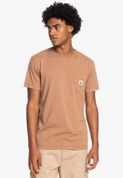Quiksilver SUB MISSION - T-shirt Basique - Chipmunk