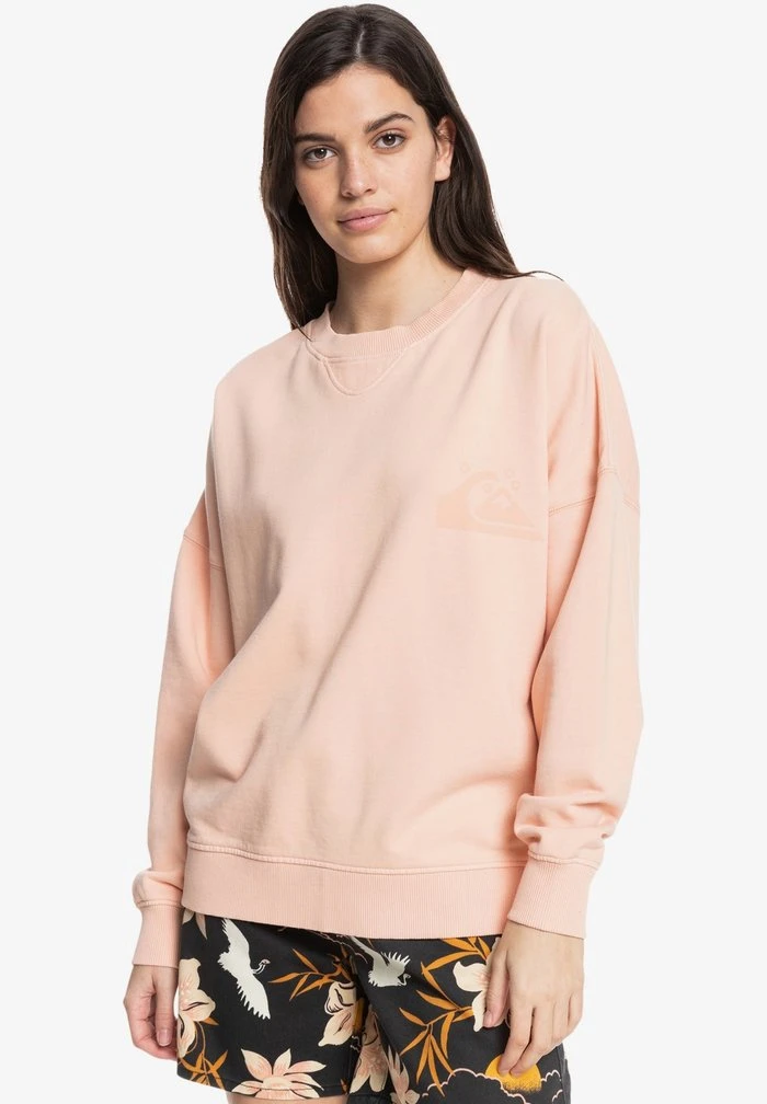 Sweatshirt - peach Quiksilver Sweatshirt - Peach -Quiksilver Soldes 9af667b5356b41d9bf27732b64328336