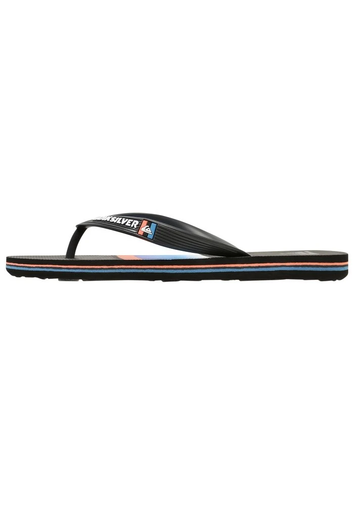 MOLOKAI SLAB - Tongs - black/grey/blue Quiksilver MOLOKAI SLAB - Tongs - Black/grey/blue -Quiksilver Soldes 9b10f1cf746245ae8648069715416356