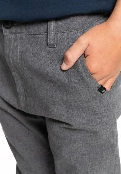 Quiksilver STRETCH - Chino - Dark Grey Heather -Quiksilver Soldes 9b18b5ccbfea4bc5a903e1ac9610a47e