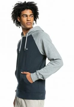 Quiksilver ESSENTIALS - Sweat à Capuche - Dark Blue/grey -Quiksilver Soldes 9d4da4aac992466c8ca31e6a04af780e