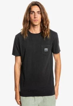 Quiksilver SUB MISSION - T-shirt Basique - Black